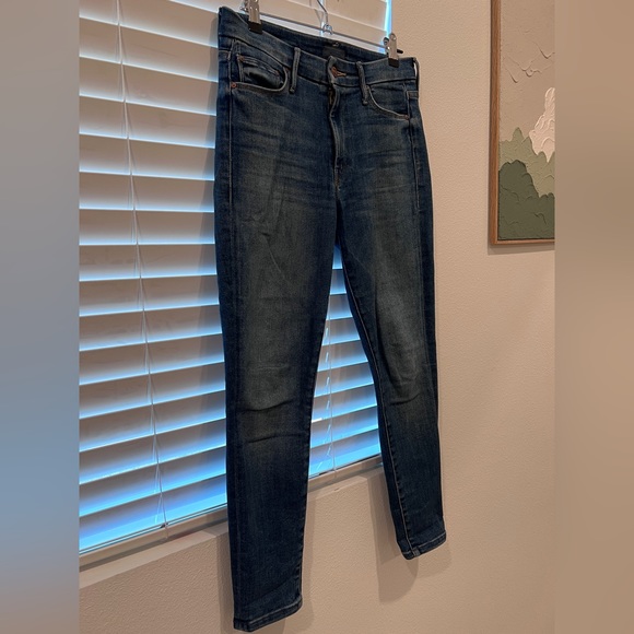 Mother The Looker High Waist Crop Skinny Jeans Size 26 - Picture 11 of 13